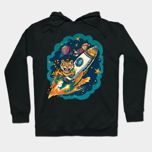 Calvin and Hobbes Furry Frolics Hoodie